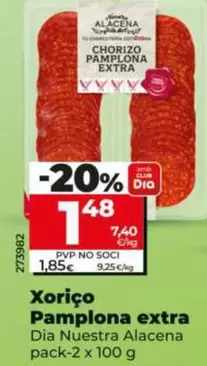 Dia Nuestra Alacena - Chorizo De Pamplona Extra 