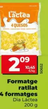 Dia Lactea - Queso Rallado 4 Quesos 