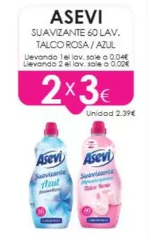 Asevi - Suavizante Talco Rosa