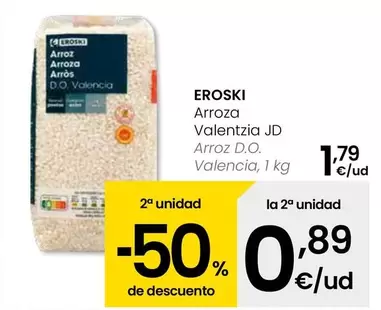 Eroski - Arroz D.O. Valencia, 1 Kg