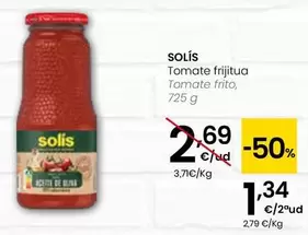 Solís - Tomate Frito, 725 G