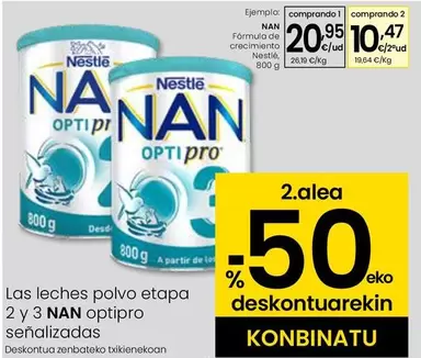 Nestlé - Nan Formula De Crecimiento