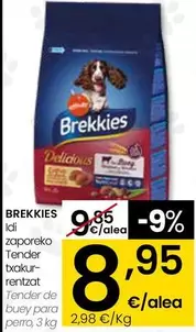 Brekkies - Tender De Buey Para Perro