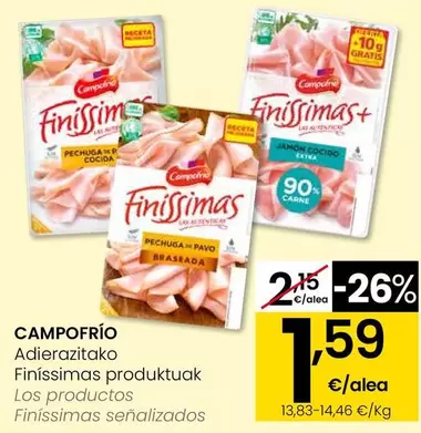 Campofrío - Los Productos Finissimas Senalizados