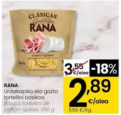 Rana - Basica Tortellini De Jamon-Queso