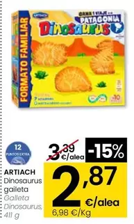 Artiach - Galleta Dinosaurus