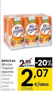 Bifrutas - Sabor Tropical