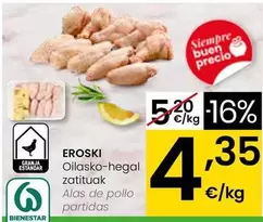 Eroski - Alas De Pollo Partidas
