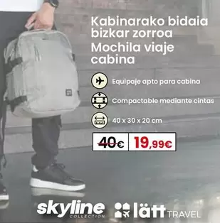 Mochila Viaje Cabina