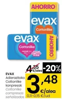 Evax - Cottonlike Compresas Senalizadas