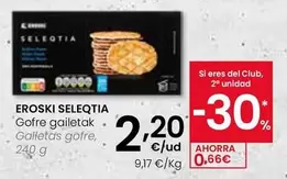 Eroski Seleqtia - Galletas Gofre