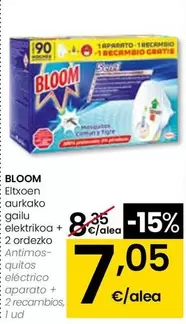 Bloom - Antimosquitos Electrico Aparato + 2 Recambios