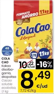 Cola Cao - Cacao Soluble Ecobolsa