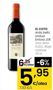 El Coto - Vino Tinto D.O.C. Rioja Crianza
