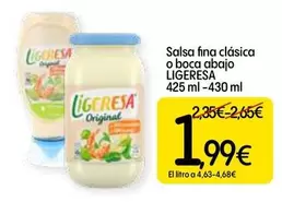 Ligeresa - Salsa Fina Clasica O Boca Abajo