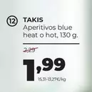 Takis - Apertitivos Blue Heat O Hot