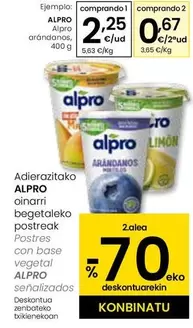 Alpro - Postres Con Base Vegetal Senalizados