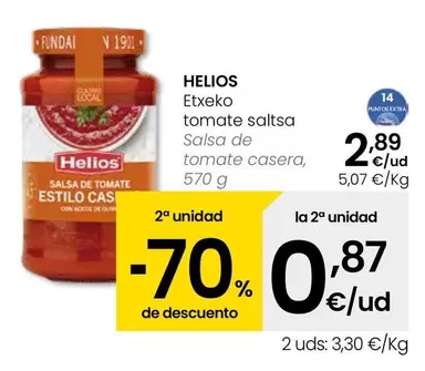 Helios - Salsa De Tomate Casera