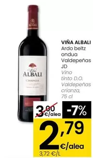Viña Albali - Vino Tinto D.O. Valdepenas Crianza