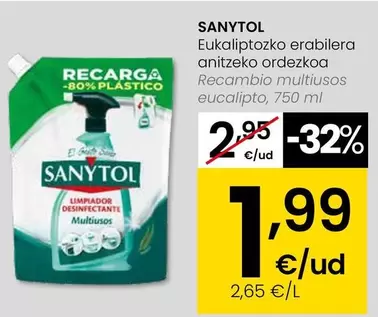 Sanytol - Recambio Multiusos Eucalipto