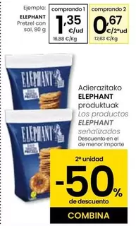 Elephant - Pretzel Con Sal