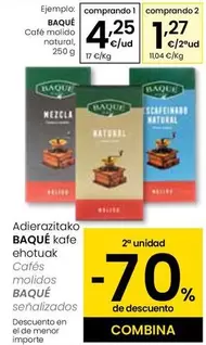 Baqué - Café Molido Natural