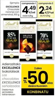 Excellence - Chocolate Naranja Con Almendras