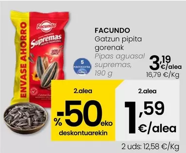 Facundo - Pipas Aguasal Supremas