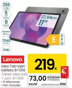 Lenovo - Tablet Idea Tab + Pen