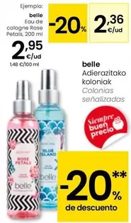 Belle - Eau De Cologne Rose Petals, 200 Ml