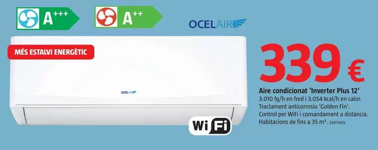 Ocelair - Aire Acondicionado 'Inverter Plus 12'