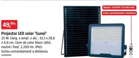Arte Confort - Proyector Led Solar 'Sunel'