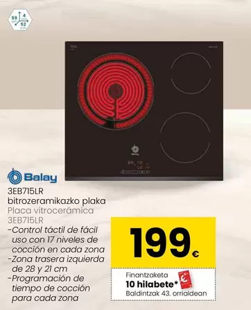 Balay - Placa Vitroceramica 3EB715LR 