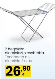 Eroski - Tendedero De Aluminio 2 Alas