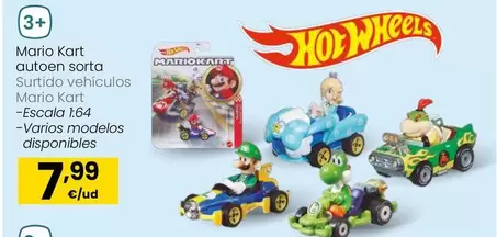 Hot Wheels - Surtido Vehiculos Mario Kart