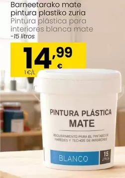Pintura Plástica Para Interiores Blanca Mate