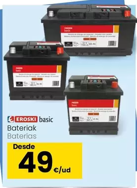 eroski - Basic Baterias