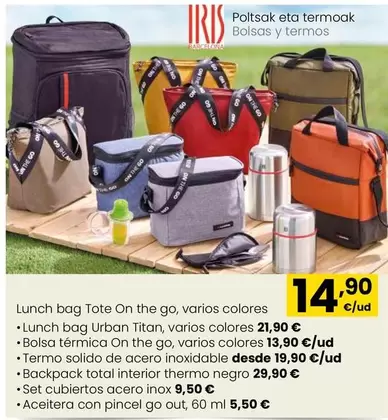 Lunch Bag Tote On The Go