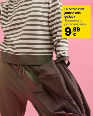 Sudadera O Pantalón Felpa