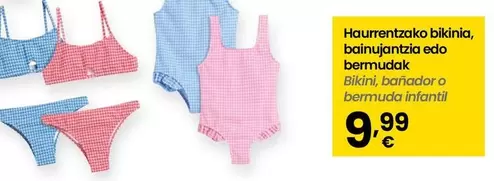 Bikini, Bañador O Bermuda Infantil