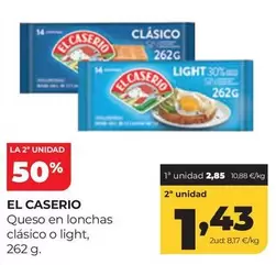 El Caserío - Queso En Lonchas Clasico O Light
