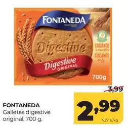Fontaneda - Galletas Digestive Original