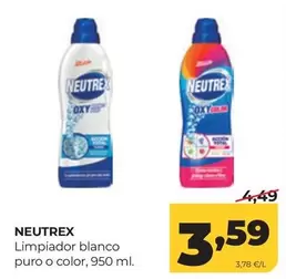 Neutrex - Limpiador Blanco Puro O Color