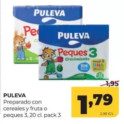 Puleva - Preparado Con Cereales Y Fruta O Peques