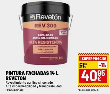 Revetón - Pintura Fachadas 14 L