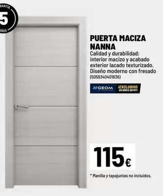 brico - Puerta Maciza Nanna