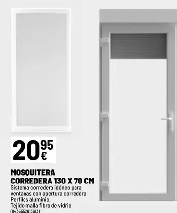 Sistema - Mosquitera Corredera 130 X 70 Cm
