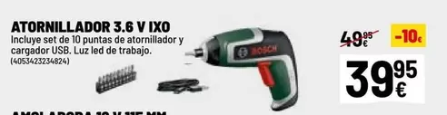 Bosch - Atornillador 3.6 V Ixo