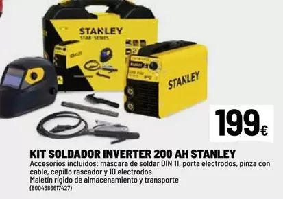 Stanley - Kit Soldador Inverter 200 Ah