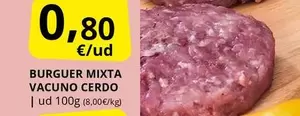 Mixta - Burguer  Vacuno Cerdo